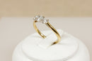 18ct Gold & Diamond Trilogy Ring