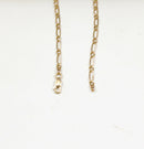 Stylish Vintage Italian 9ct Gold Oval Link Necklace – Birmingham 1990