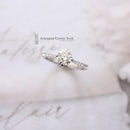 18ct White Gold Certified 0.90ct Diamond Solitaire Ring