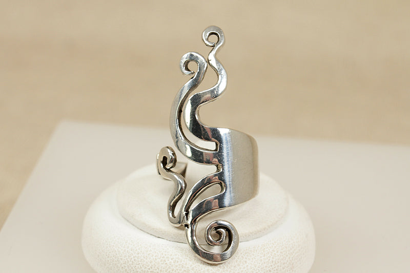 Silver ‘Studio’ Fork Ring