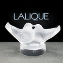 New Lalique: "Deux Colombes" small size seal/paperweight