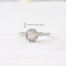 Jenny Packham 18ct White Gold Diamond Cluster 0.50ct