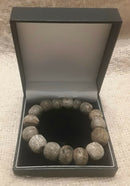 A Mammoth Bone Restrung Beaded Bracelet.