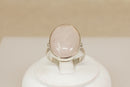 Stunning Sterling Silver Rainbow Moonstone Ring – Bezel Set, Stamped 925