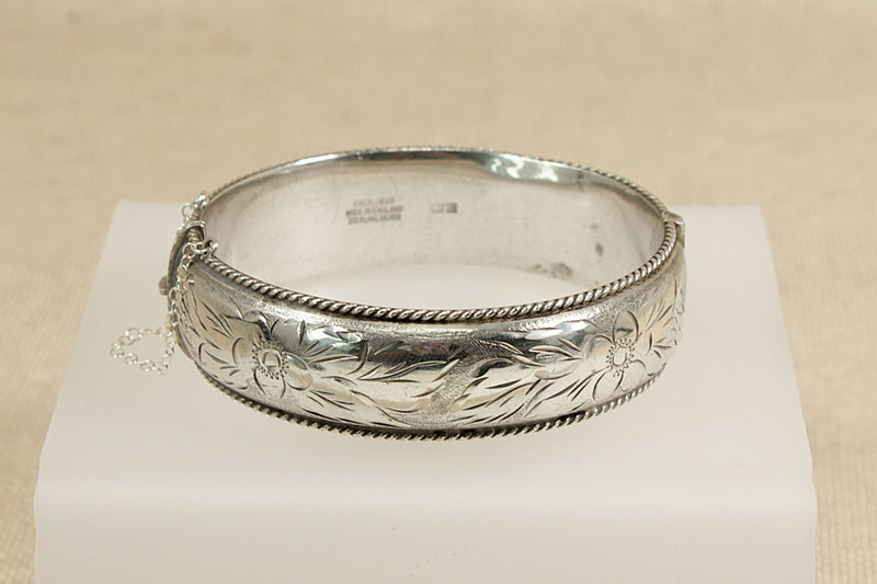 Vintage Silver Cuff Bangle