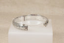 Classic Vintage Sterling Silver Hinged Bangle – Birmingham 1966