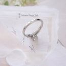 Platinum Emerald Cut Diamond 0.96ct Solitaire Ring