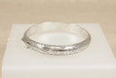 Vintage Silver Hinged Bangle