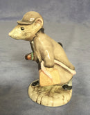 Royal Albert Beatrix Potter figurine. Royal Albert Johnny Townmouse with Bag figure. BP6
