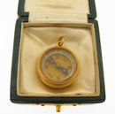 18ct gold compass