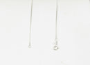 Silver & Pink Topaz Pendant & Chain