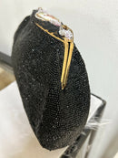 Vintage 1930/40s Micro-Beaded Evening Bag with Limoges Plaque