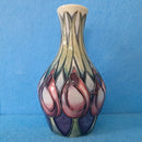 A Moorcroft Vase (5.31inch) in the April Tulip Design by Emma Bossons