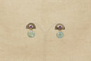 Silver Aquamarine & Amethyst ‘Studio’ Earrings
