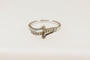 Silver & Diamond Set Cluster Ring