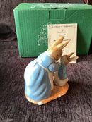 Beswick Beatrix Potter figurine Beswick Mrs Rabbit and Peter figurine Beswick limited edition figurine