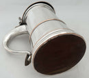 'God Bless Lord Nelson', George III Old Sheffield Plate Lidded Tankard.