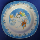 Coalport Snowman Plate / Shallow Dish