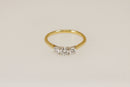 18ct Gold & Diamond Trilogy Ring