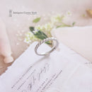 18ct White Gold Diamond Half Eternity Ring 0.49ct