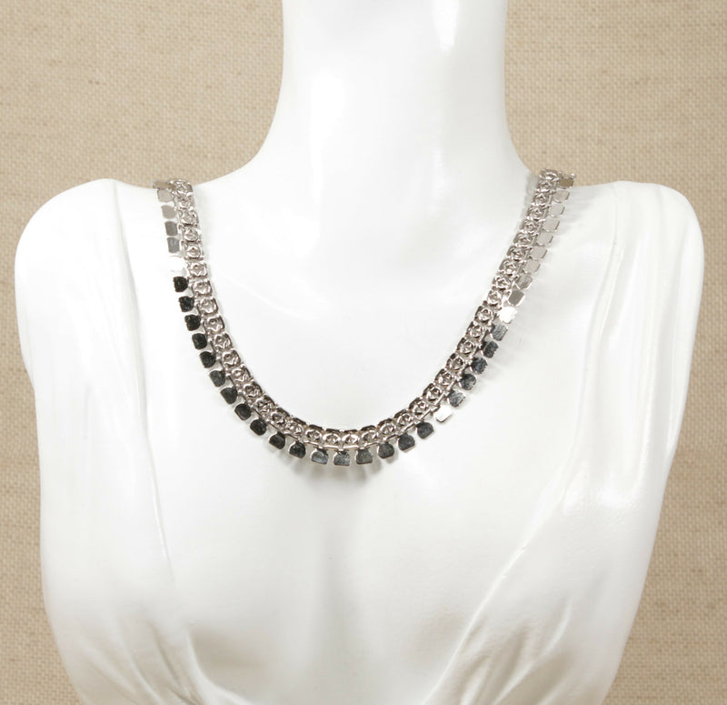 Silver Collarette Necklace