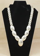 Outstanding Vintage Sterling Silver Danish-Style Artisan Statement Necklace