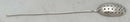George II Rat-Tail Silver Mote Spoon. London circa 1750,Roger Hare.
