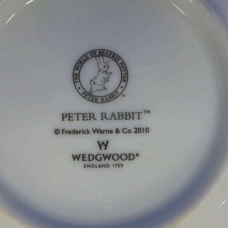 Wedgwood Beatrix Potter Christening Cereal Bowl - Benjamin Bunny