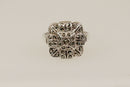 Silver & Marcasite Art Deco Ring