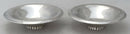 Elizabeth II Pair of Modernist Silver Dishes. London 1988, Asprey. 4.4 troy ounces.
