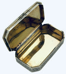 Austrian Silver Snuff Box, Lemberg circa 1810. Ex Élie de Rothschild. 4.0 troy ounces.