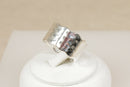 Handcrafted Sterling Silver Wavy Edge Ring