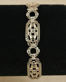 Art Deco Argentium Silver & Marcasite Bracelet