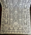 Olivia c1870 period design cotton lace panel readymade 58"/63”
