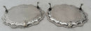 George II Pair of Silver Waiters. London 1745, James Morison. 17 troy ounces.