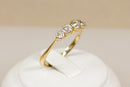 Classic 18ct Gold Graduated Five Stone Old Cut Diamond Ring – 0.45ct
