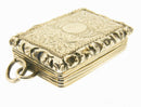 Georgian Solid Sterling Silver Vinaigrette Bir 1832 Clark & Smith