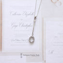 Vintage 18ct White Gold Diamond Pendant
