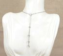 Silver & White Crystal Necklet by Jasper Conran