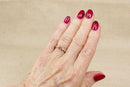 Gorgeous 9ct Rose Gold Morganite & Diamond Ring – Birmingham Hallmarked