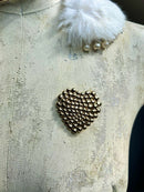Vintage Yves Saint Laurent Heart Brooch