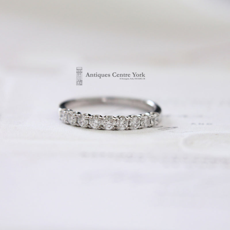 18ct White Gold Diamond Half Eternity 0.30ct