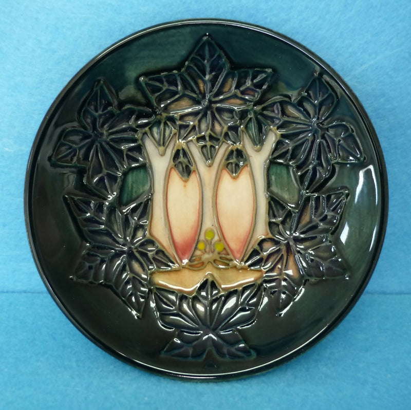 A Moorcroft Pin Dish in the Cluny Design © 1992 by Sally Tuffin.