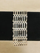 Classic Vintage Sterling Silver 8-Bar Gate Bracelet – London 1979