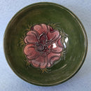 A Moorcroft Footed Bowl in the Anemone Design