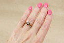 Vintage18ct Gold Sapphire & Diamond Ring