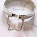 1970's Silver Engraved Bangle by Excalibur