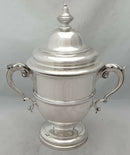 Victorian Silver Cup & Cover. London 1900 Edward Barnard & Sons Ltd. 33.4 troy ounces.