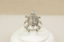 Silver Turtle Ring