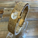 Vintage Gillex Ladies Cocktail Watch | 17 Jewels Incabloc | Swiss Made | Gold Tone Bracelet | Boxed